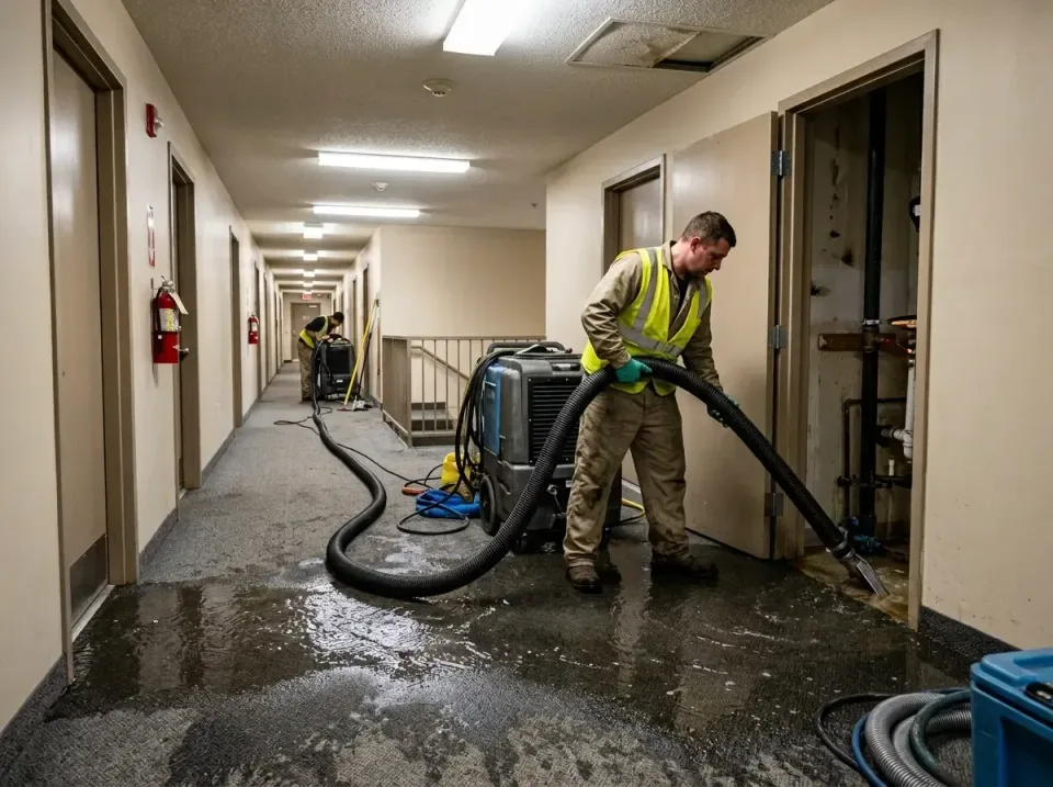 multi-unit-apartment-hallway-f-005 — frequently asked questions, Emergency Burst Pipe Water Extraction & Removal in Waveland…